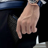 Cartera de cocodrilo C-06 - Carbono 14