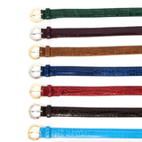 Cinturón C14 Crocodylus Moreletii Marrón / Hebilla Níquel - Carbono 14