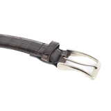 Cinturón Carbono 14 Crocodylus Moreletii Marrón / Hebilla Níquel - Carbono 14